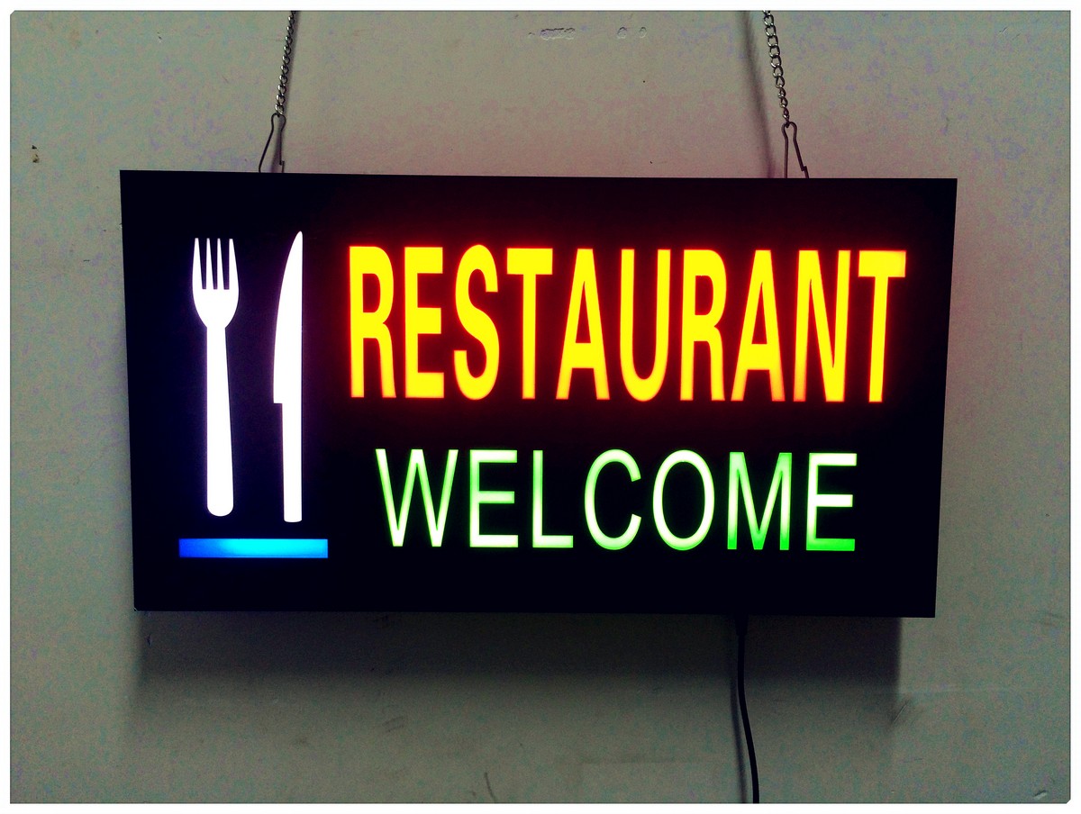 LED-Schild Neon, für in einem Restaurant, BAR, Fassadenwerbung