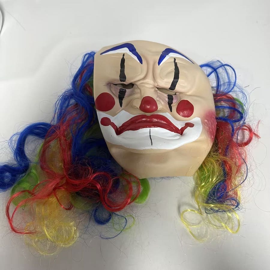 Clownmaske für Karneval Erwachsene