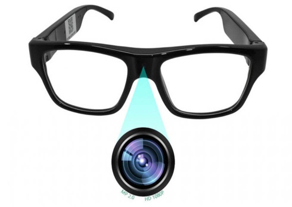 Spionage-Touch-Brille mit FULL-HD-Kamera und WLAN
