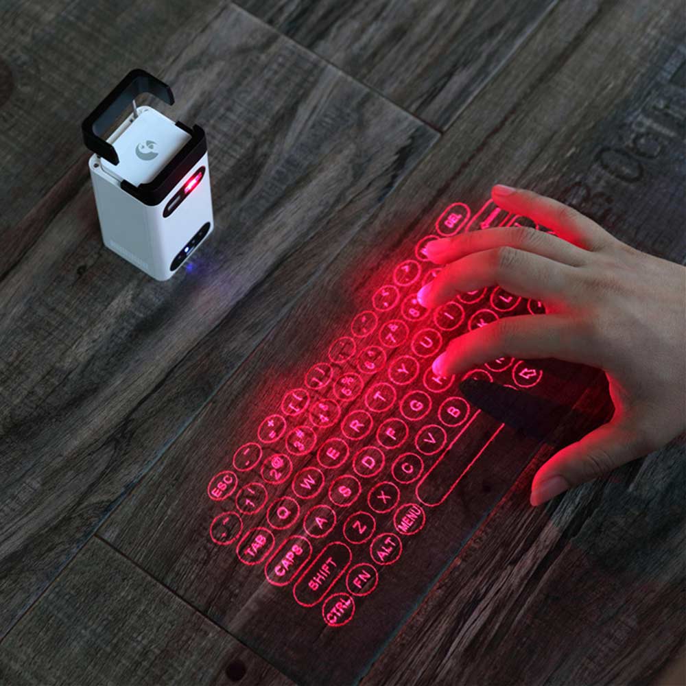 Virtuelle Laserprojektion mit Hologramm-Tastatur