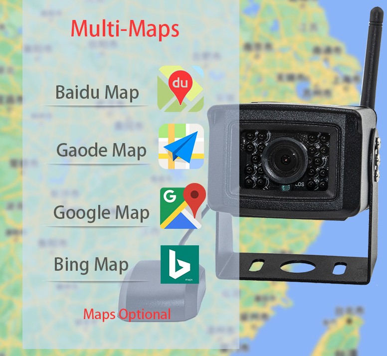 3G-Kamerasimulation für die Rückfahrüberwachung des Autos