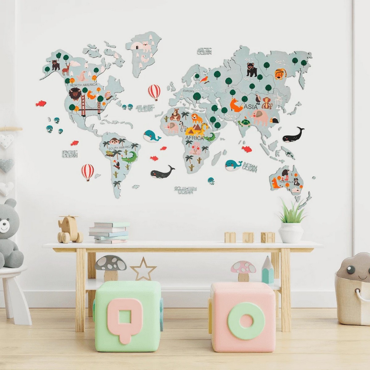 Weltkarte Kinderzimmer