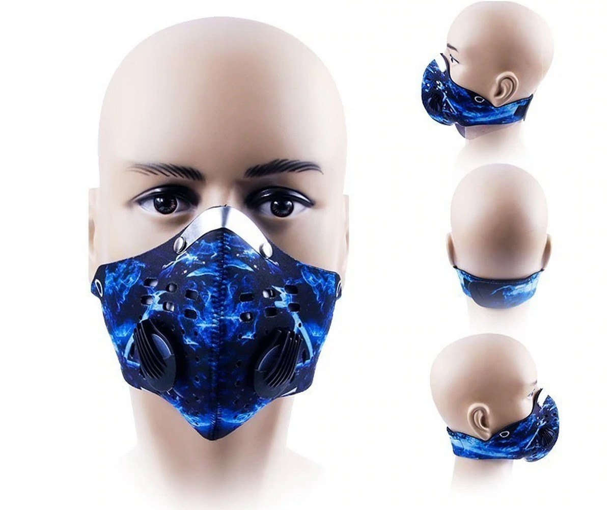 Atemschutzmaske mit 3D-Gesichtsmaske