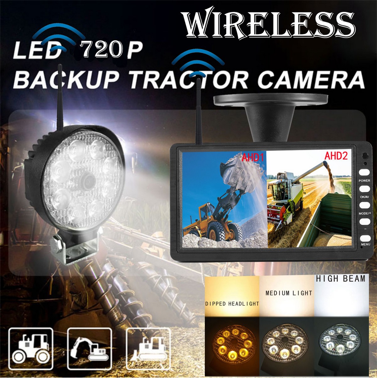 Backup-Set – WLAN-Kamera mit leistungsstarkem weißem LED-Licht und vielen Funktionen