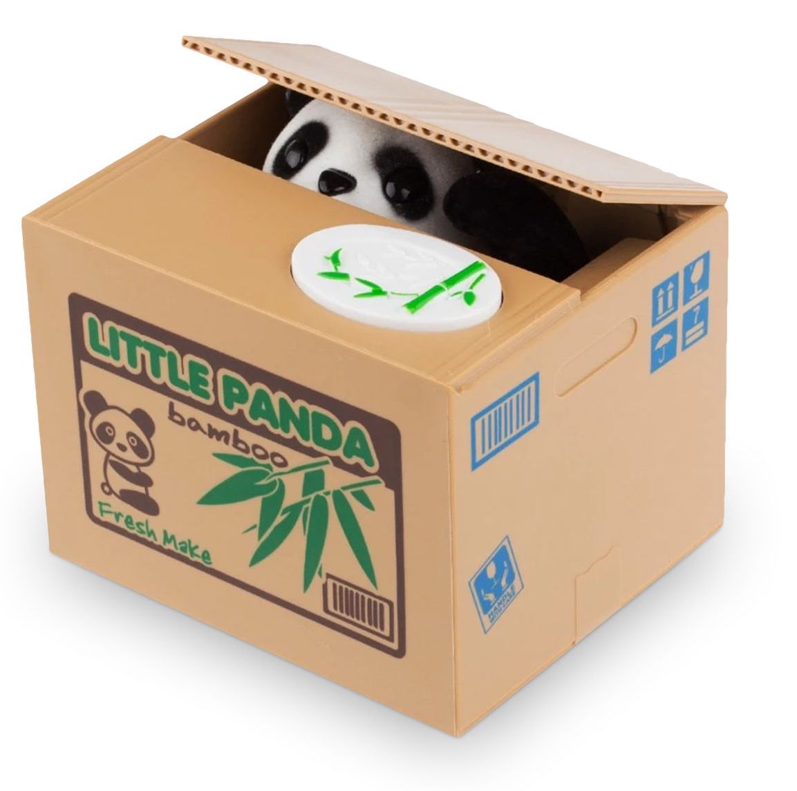 BOX for coins - eine elektronische Geldkassette in Form eines PANDA