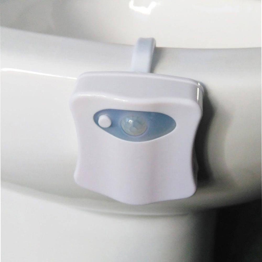 Toilettenlicht mit Bewegungssensor - farbige LED