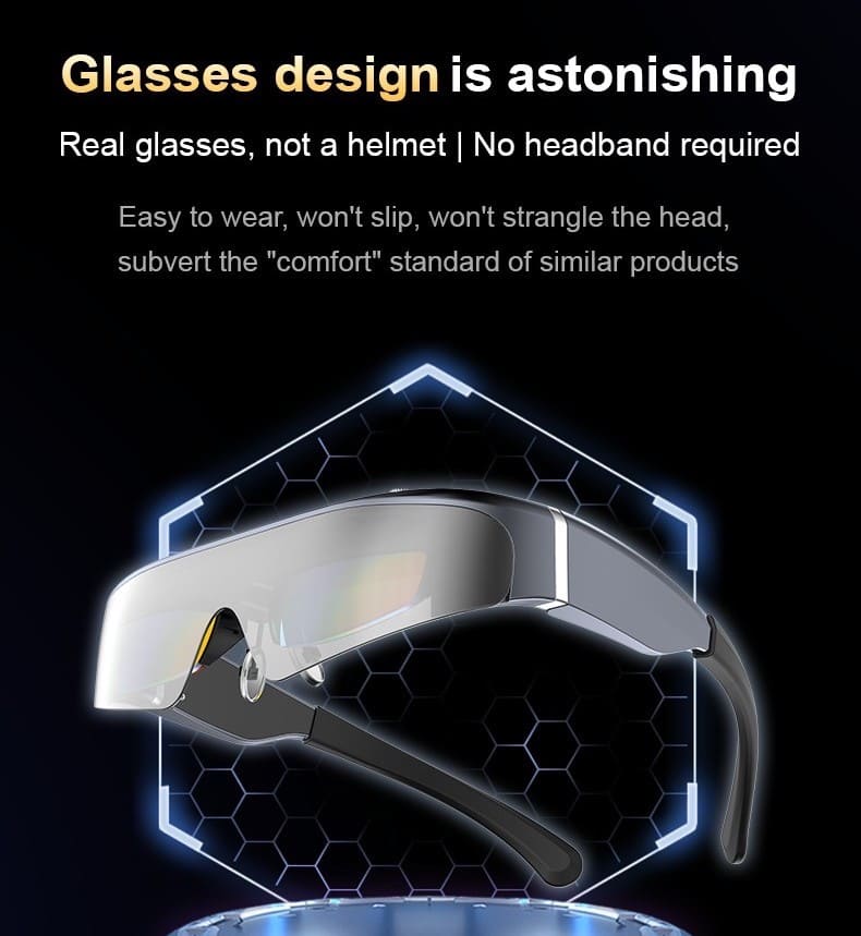 Smarte VR-Brille mit Fernbedienung