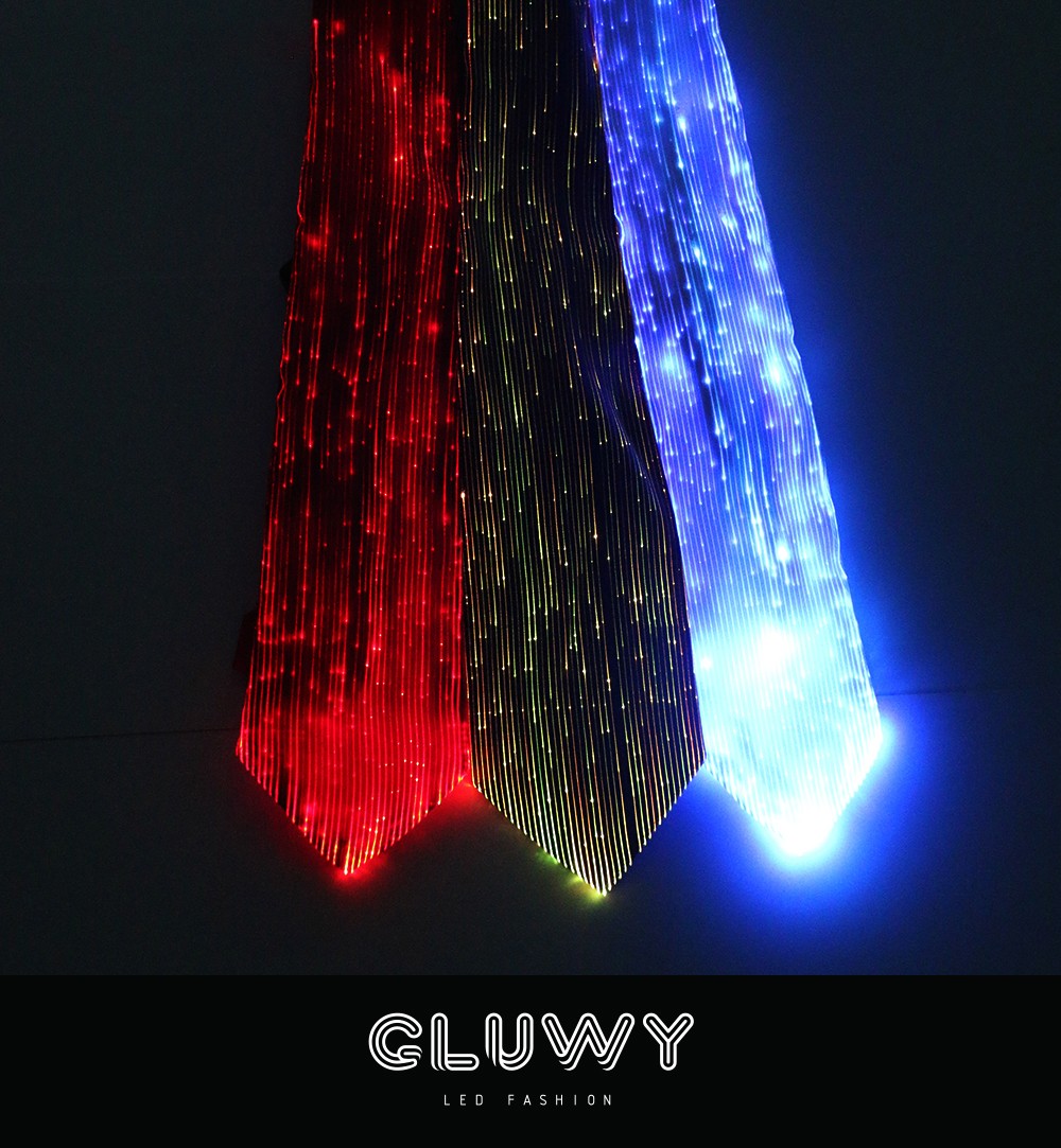 LED-Licht mehrfarbige Krawatte