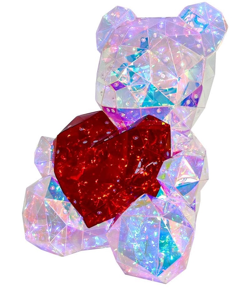 Leuchtteddy - Leuchtender 3D-Teddybär 