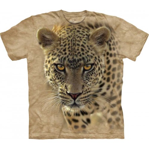 STUFF4 Jungen/Ozean Grün/Rundhals T-Shirt/Tier Klaue Leopard-Haut/SZ 